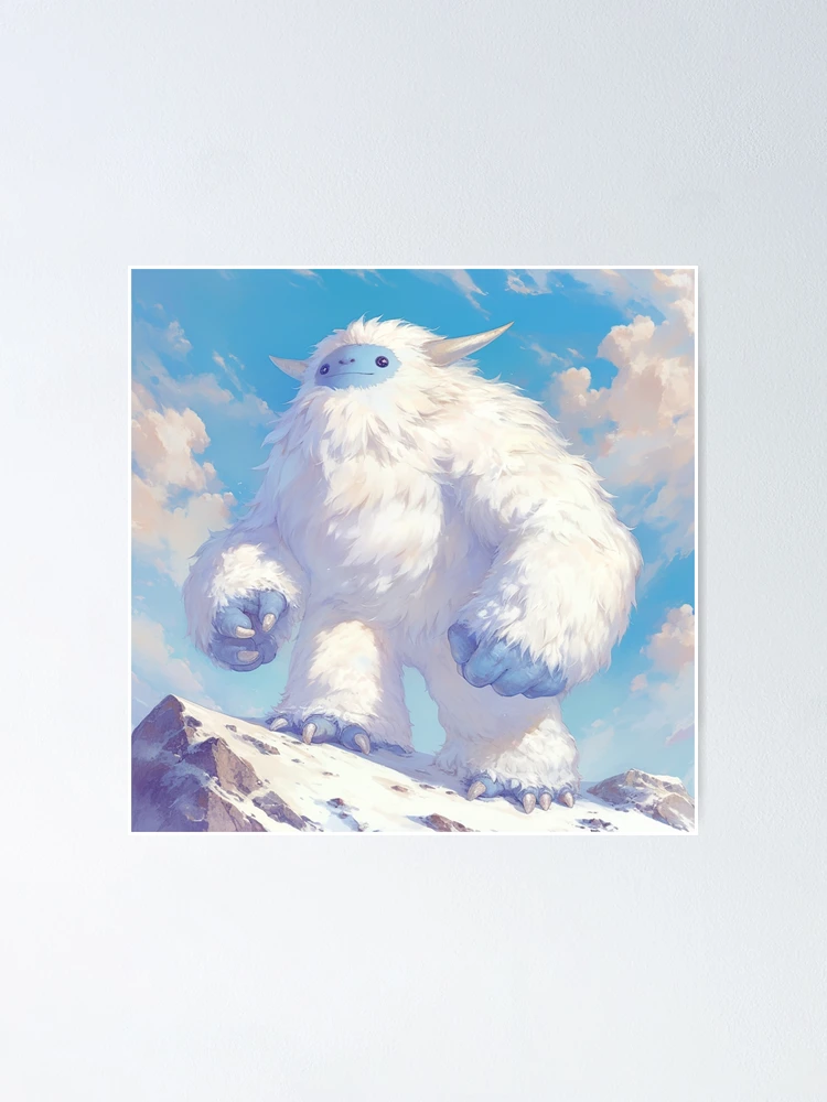 Thumbnail 1 of 3, Poster, Cute Yeti designed and sold by PatternFly.