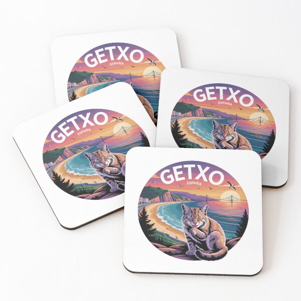 Item preview, Getxo España - Gato Montés - Sunset Illustration designed and sold by CircinusStore.