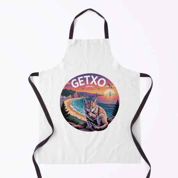 Item preview, Getxo España - Gato Montés - Sunset Illustration designed and sold by CircinusStore.