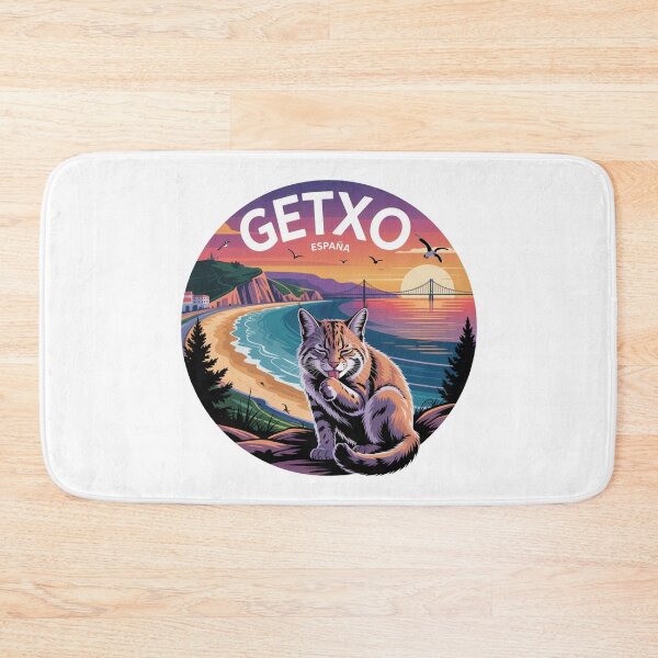 Item preview, Getxo España - Gato Montés - Sunset Illustration designed and sold by CircinusStore.