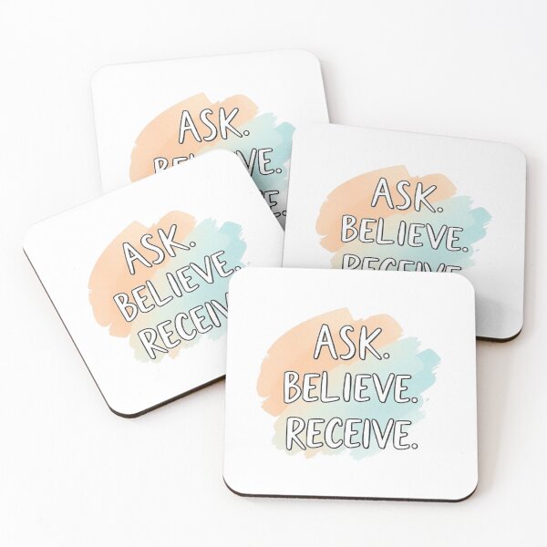Item preview, Ask. Believe. Receive. designed and sold by MageMocha.