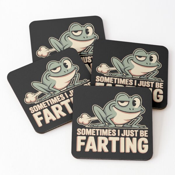 Item preview, Sometimes I Just Be Farting Funny Vintage Frog - This funny design is for people with a good sense of humor who love absurd jokes and vintage style. designed and sold by ZyziowskyArt.