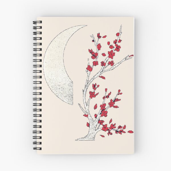 Item preview, Moon Blossom Art T-Shirt | Floral Crescent Moon Aesthetic Nature Tee designed and sold by KDesignCrafts.