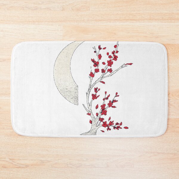 Item preview, Moon Blossom Art T-Shirt | Floral Crescent Moon Aesthetic Nature Tee designed and sold by KDesignCrafts.