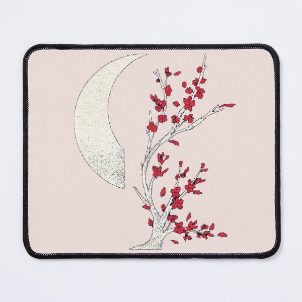 Item preview, Moon Blossom Art T-Shirt | Floral Crescent Moon Aesthetic Nature Tee designed and sold by KDesignCrafts.