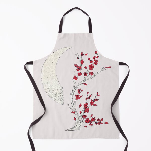 Item preview, Moon Blossom Art T-Shirt | Floral Crescent Moon Aesthetic Nature Tee designed and sold by KDesignCrafts.