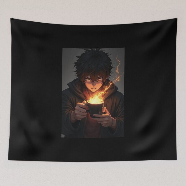 Item preview, Dark Anime Coffee Aura – BOOST Edition designed and sold by OhmAuraArt.
