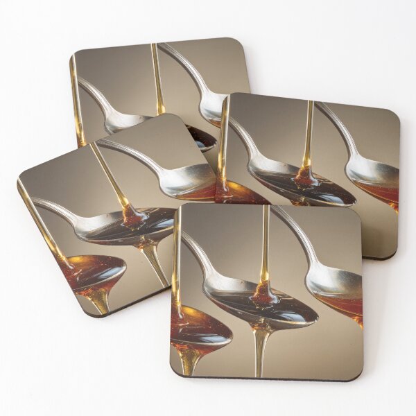 Item preview, Different types of syrup on spoons designed and sold by anytka.