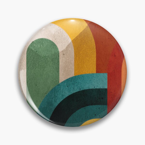 Item preview, Colorful arches in a layered design designed and sold by anytka.