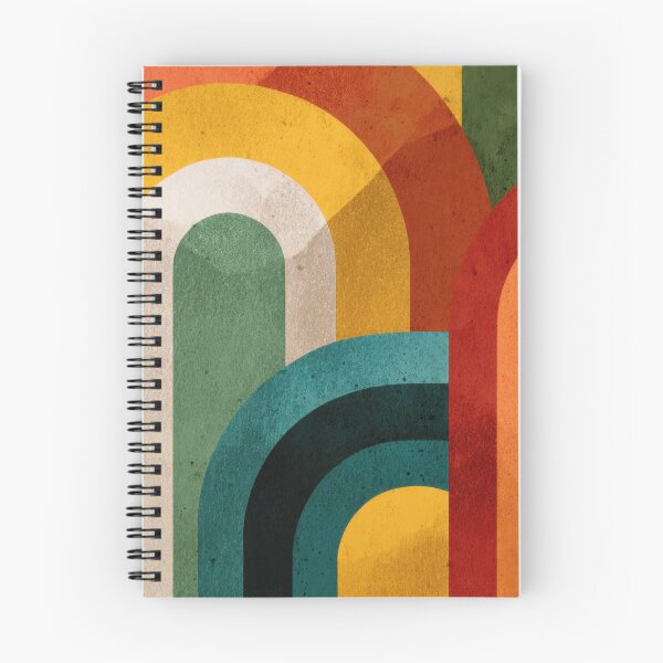 Item preview, Colorful arches in a layered design designed and sold by anytka.