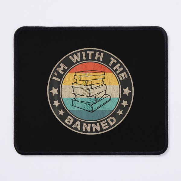 Item preview, Im With The Banned Book Readers Retro Librarians Teachers designed and sold by MyraLorri.