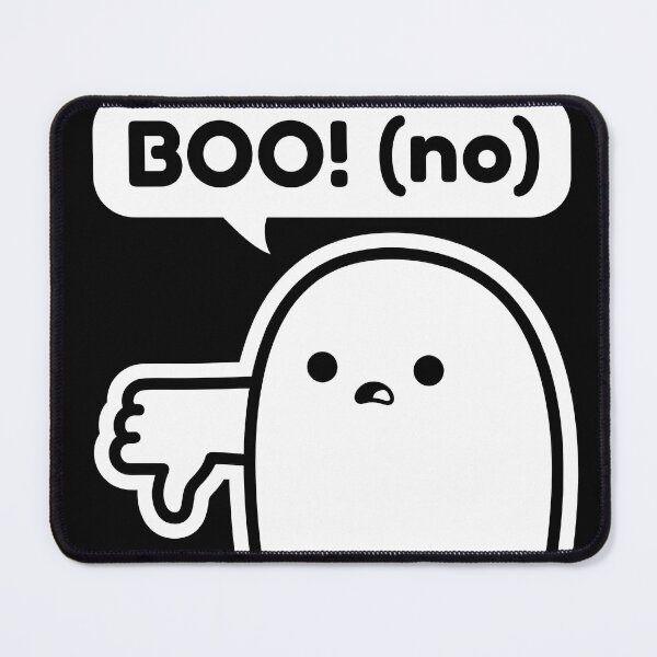 Item preview, Ghost Of Disapproval – Cute Spooky Boo Meme Sticker designed and sold by AbstractAuraArt.