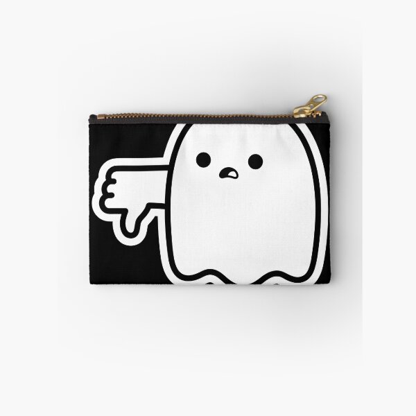 Item preview, Ghost Of Disapproval – Cute Spooky Boo Meme Sticker designed and sold by AbstractAuraArt.