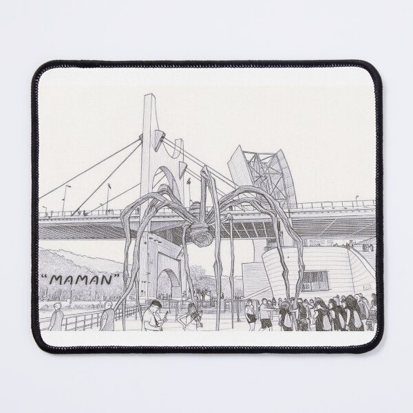 Item preview, "Maman" Spider, Guggenheim Museum, Bilbao. Artistic sketch. designed and sold by Rebeldía Pura.