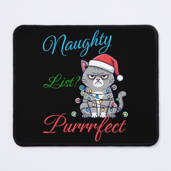 Item preview, Naughty List? Purrrrfect – Christmas Cat Funny Shirt. designed and sold by TBWCREATIONS.