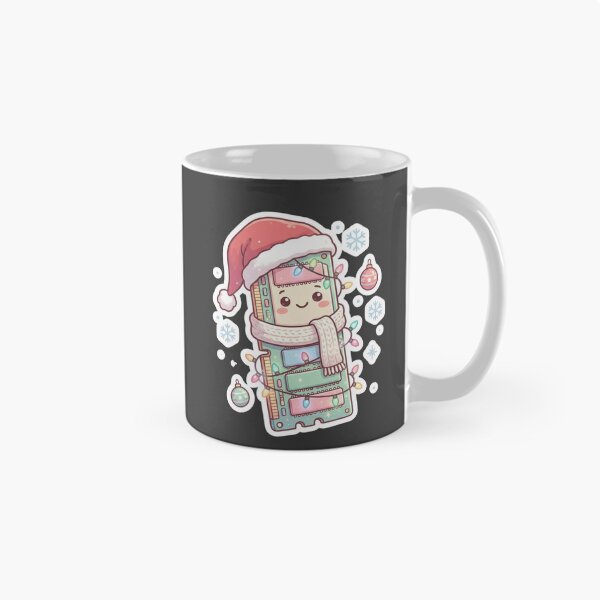 Item preview, Kawaii RAM Christmas Sticker – Cute Tech Santa Gift for Programmers & Gamers designed and sold by MuseAI.