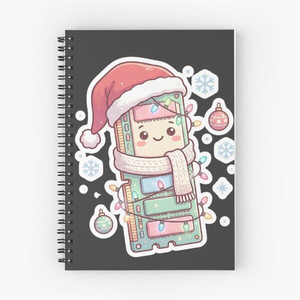 Item preview, Kawaii RAM Christmas Sticker – Cute Tech Santa Gift for Programmers & Gamers designed and sold by MuseAI.