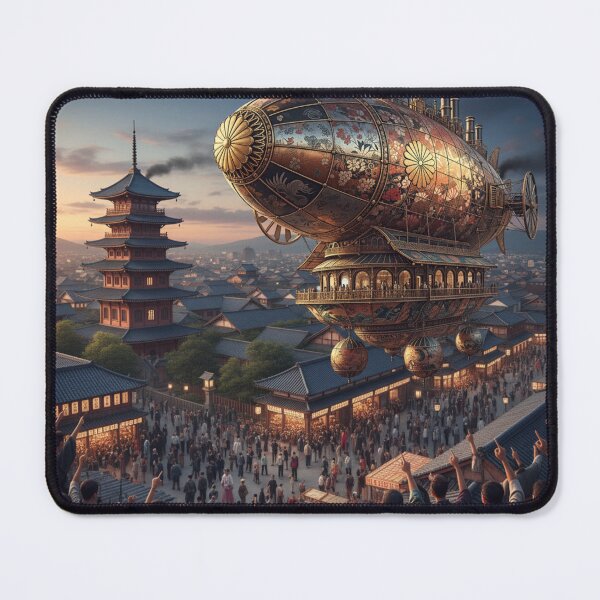 Item preview, Edwardian Historic 1900’s Meiji Era Tokyo Asakusa Steampunk Airship designed and sold by AppliedAtelier.