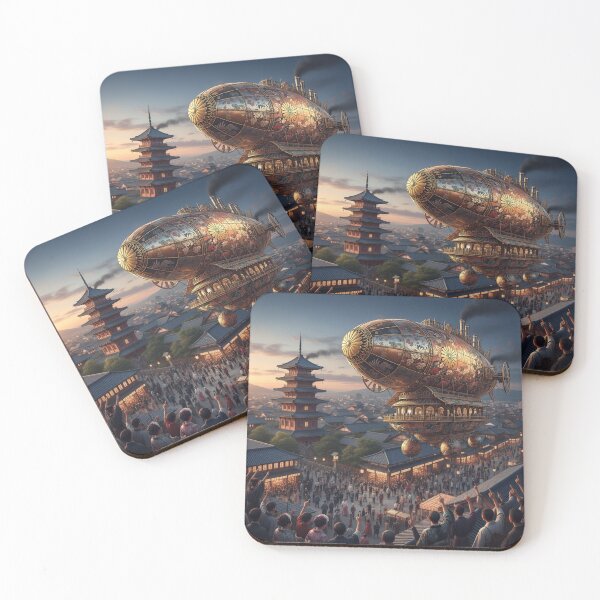 Item preview, Edwardian Historic 1900’s Meiji Era Tokyo Asakusa Steampunk Airship designed and sold by AppliedAtelier.