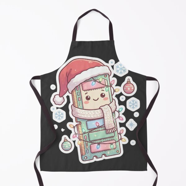 Item preview, Kawaii RAM Christmas Sticker – Cute Tech Santa Gift for Programmers & Gamers designed and sold by MuseAI.