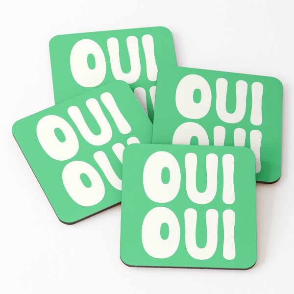 Aperçu de l'œuvre Oui Oui Mots français créée et vendue par Jeallan Designs.