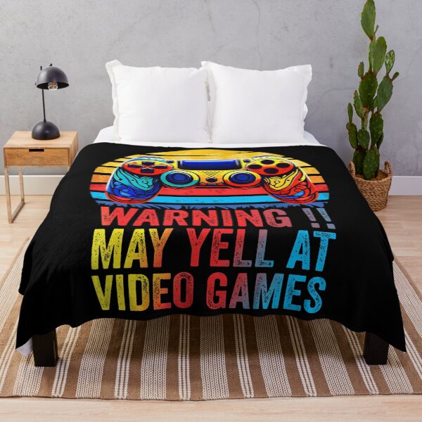 Item preview, Warning May Yell At Video Games Gaming Boys designed and sold by MyraLorri.