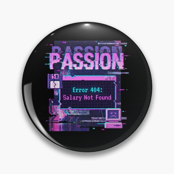 Item preview, Error 404: Salary Not Found - Vaporwave Passion Glitch Aesthetic designed and sold by BambaKchula.