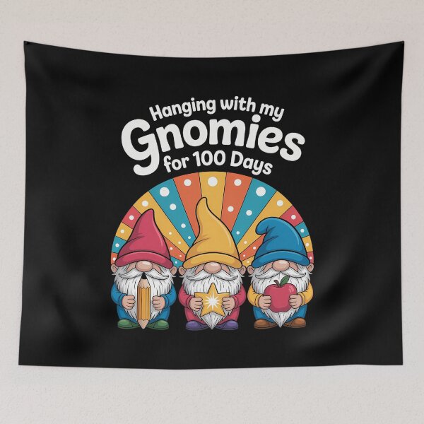 Item preview, Gnomies Cute Gnomes 100th Day School Teacher designed and sold by KarstenNoanra.