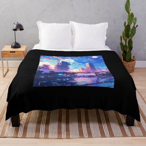 Item preview, Cyberpunk 2077 city view designed and sold by SMARTKIT DESIGNAGENCY.