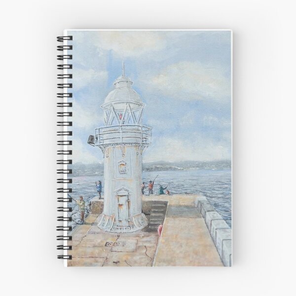 Item preview, BRIXHAM BREAKWATER AND LIGHTHOUSE designed and sold by Mackenzie Moulton International Artist .