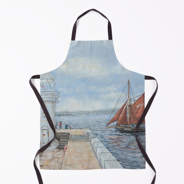 Item preview, BRIXHAM BREAKWATER AND LIGHTHOUSE designed and sold by Mackenzie Moulton International Artist .