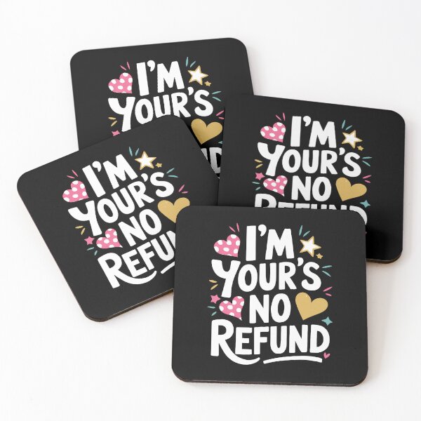 Item preview, I'M Your's No Refund Valentine Heart Valentines Day designed and sold by MaudeGloria.