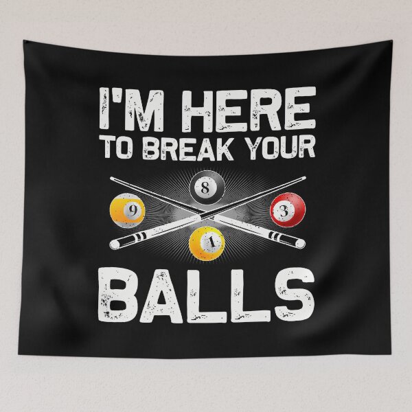 Item preview, Funny Billiards Art For Billiard Lover Pool Player designed and sold by JaneJanie.
