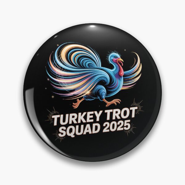 Artikelvorschau, Turkey Trot Squad 2025 – Cosmic Run entworfen und verkauft von SaritaVerseArt.