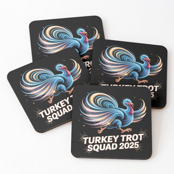 Item preview, Turkey Trot Squad 2025 – Cosmic Run designed and sold by SaritaVerseArt.
