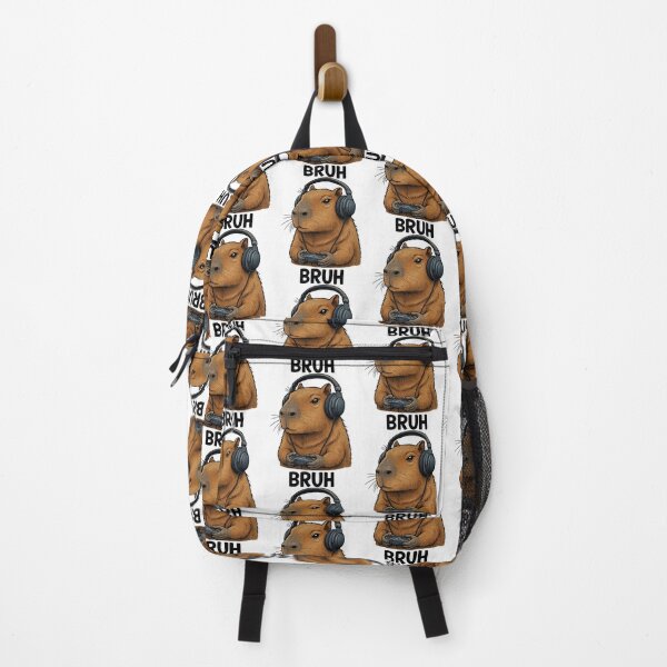 Item preview, Bruh Capybaras Funny Video Games Capybara designed and sold by IdealDo.