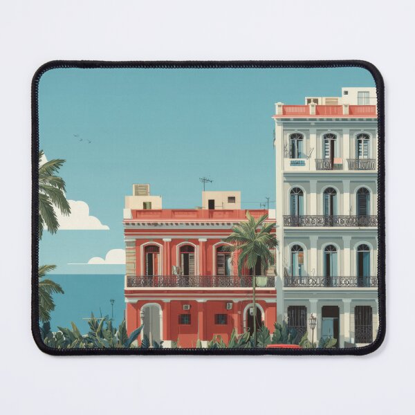 Item preview, Bright buildings by the shore designed and sold by anytka.