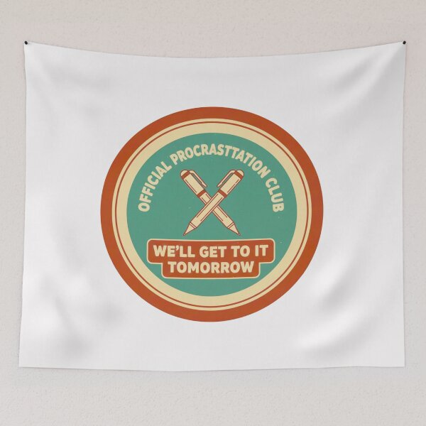 Item preview, Official Procrastination Club designed and sold by Urban Line.