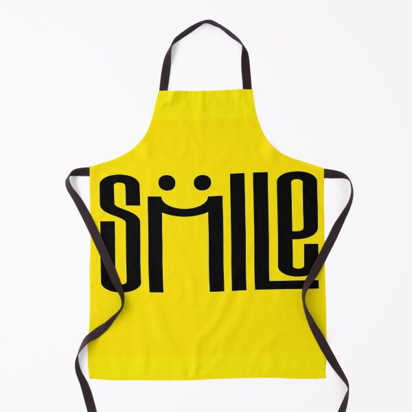 Item preview, SMILE Graphic Tee Design – Creative Font with Smiley Face on Yellow for Uplifting Vibes & Motivation designed and sold by Bright Nest Studio.