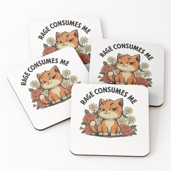 Item preview, Rage consumes me Funny cat designed and sold by IdealDo.