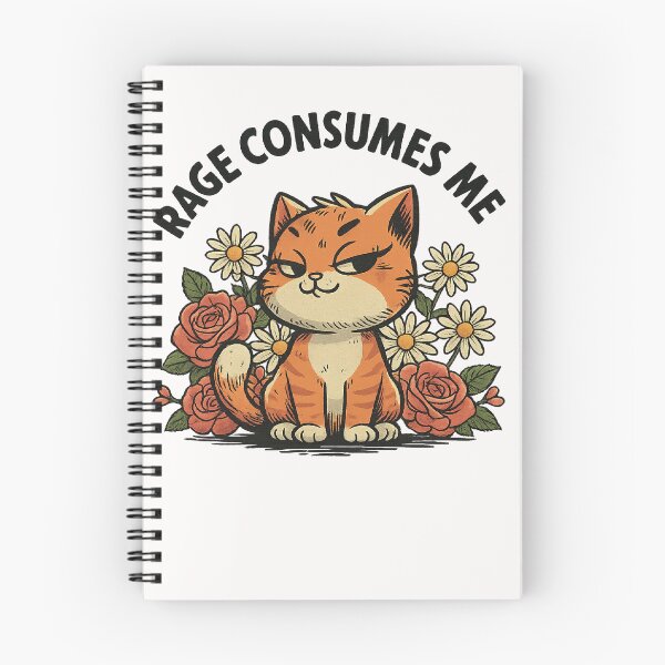 Item preview, Rage consumes me Funny cat designed and sold by IdealDo.