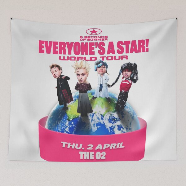 Item preview, 5 seconds everyone a star tour 2026 isenglah designed and sold by anrodriguez.