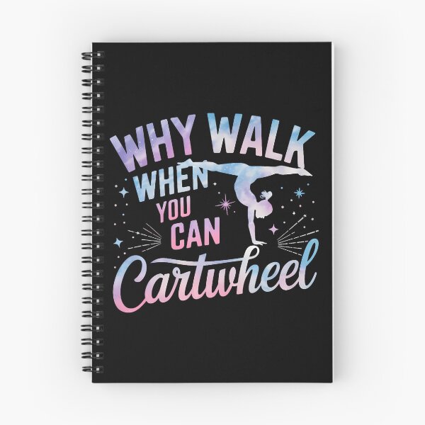 Item preview, Why Walk When You Can Cartwheel Gymnastics Gymnast Girl designed and sold by DianaEsther1.