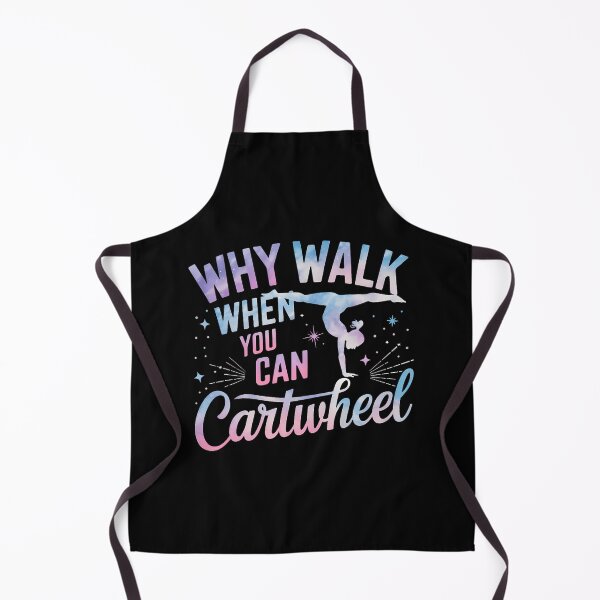 Item preview, Why Walk When You Can Cartwheel Gymnastics Gymnast Girl designed and sold by DianaEsther1.