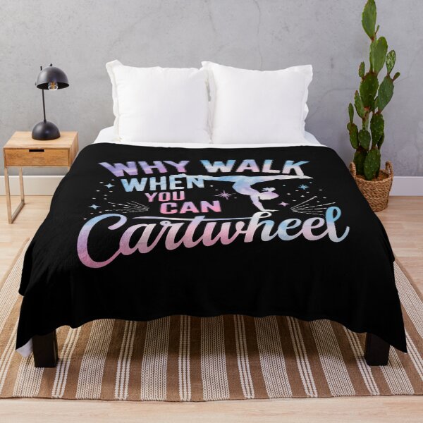 Item preview, Why Walk When You Can Cartwheel Gymnastics Gymnast Girl designed and sold by DianaEsther1.
