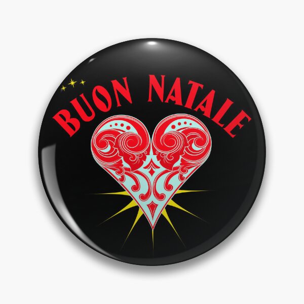 Item preview, Winter: Merry Christmas - Buon Natale, Heart - Cuore designed and sold by AlfredsTees.