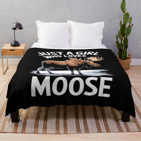 Item preview, Just A Girl Who Loves Moose Wildlife Nature Lover designed and sold by MaudeGloria.