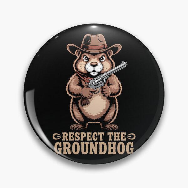 Item preview, Groundhog Funny Cowboy Western designed and sold by KarstenNoanra.