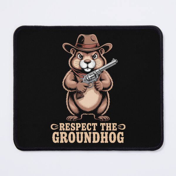 Item preview, Groundhog Funny Cowboy Western designed and sold by KarstenNoanra.