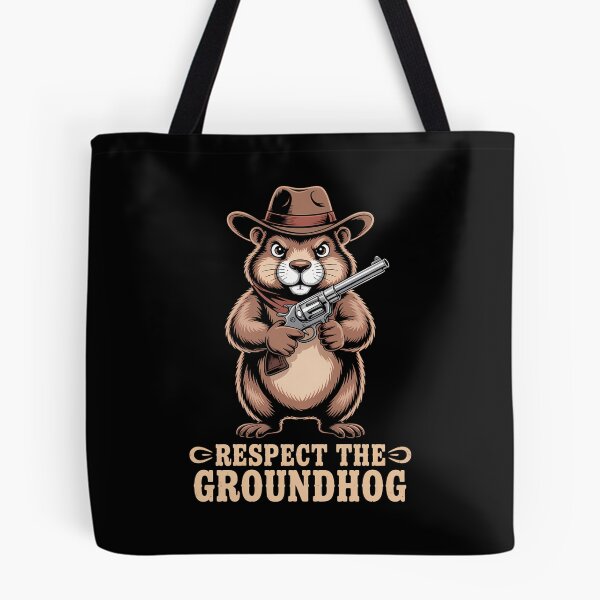 Item preview, Groundhog Funny Cowboy Western designed and sold by KarstenNoanra.